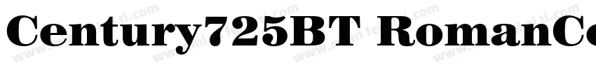 Century725BT RomanCo字体转换